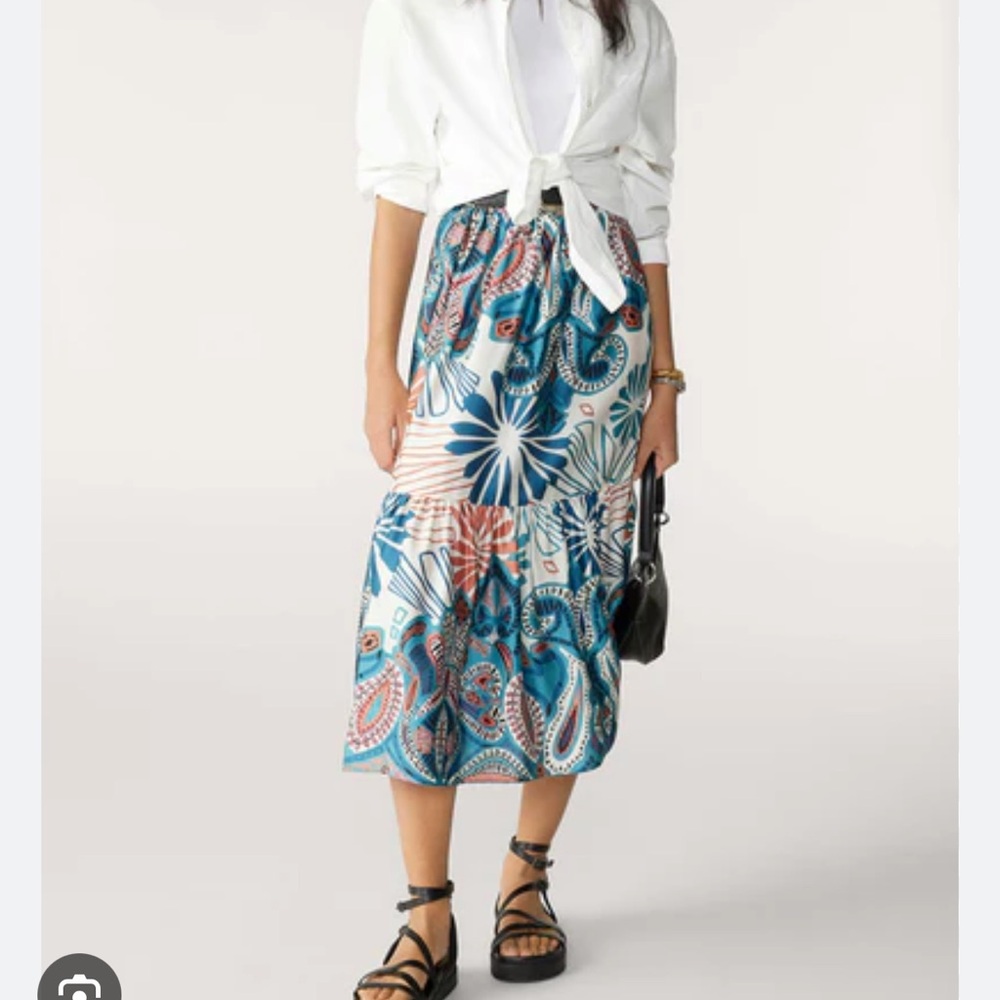 Ba&sh Janel Skirt in Turquoise